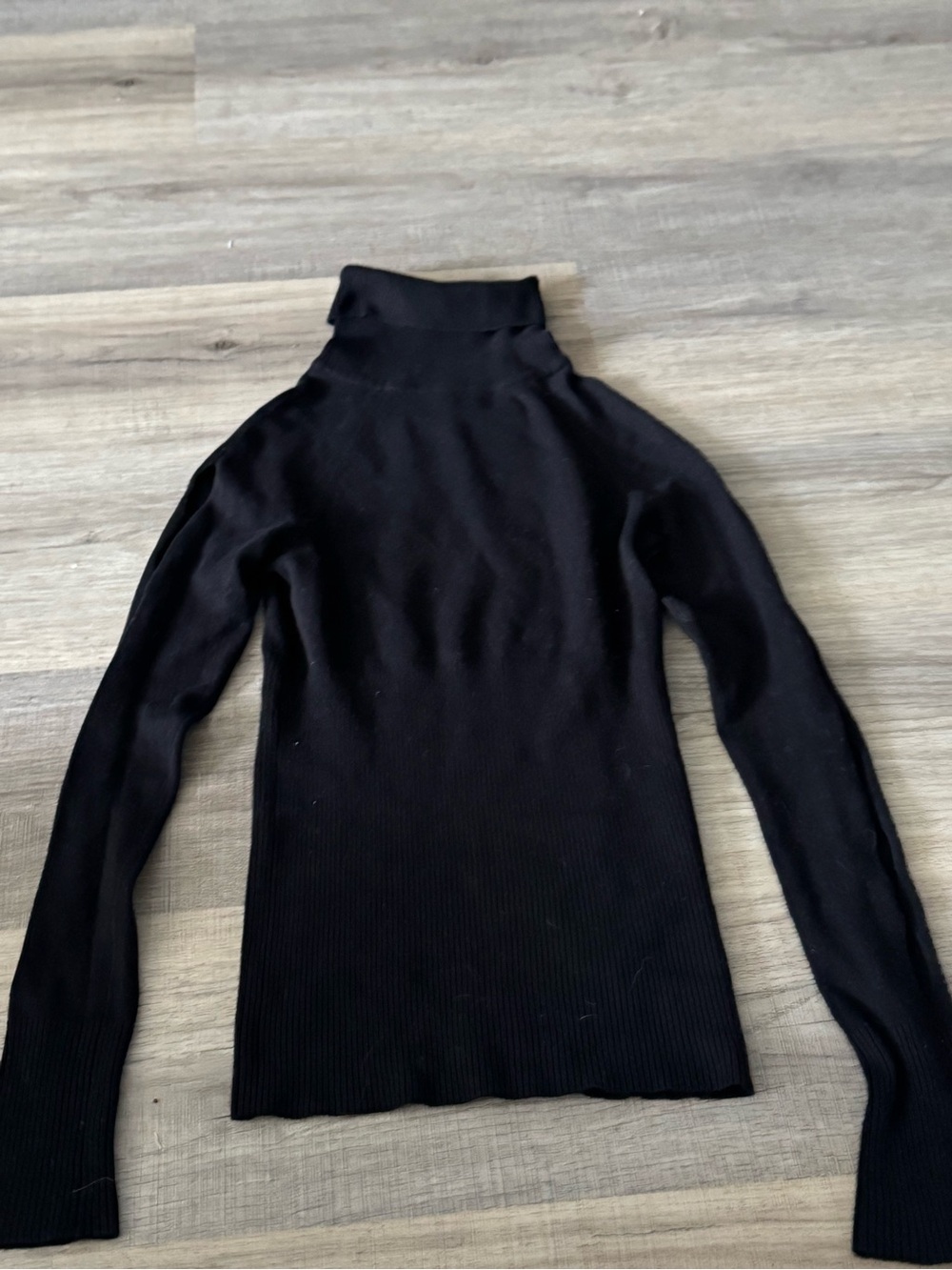 Guess Black Ribbed Turtleneck Sweater women’s XS